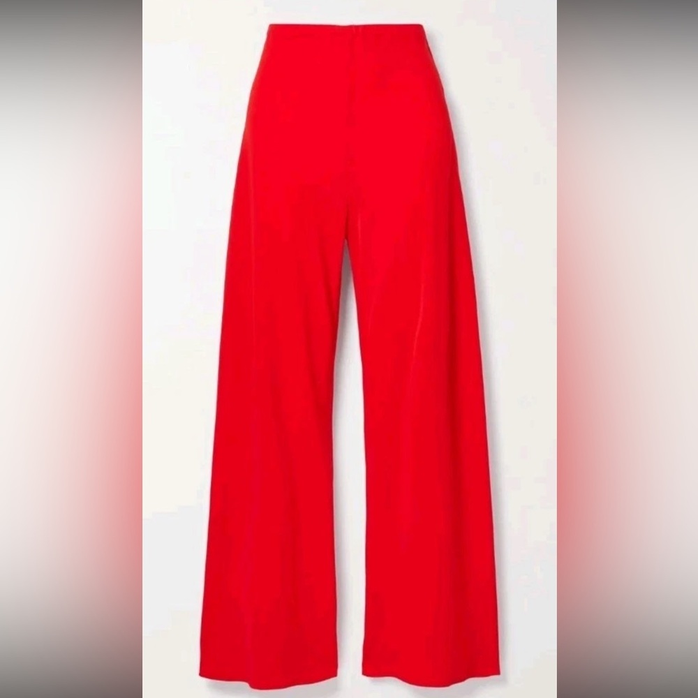 La Ligne Red Straight Leg Pants